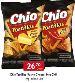 Qanto Chio Tortillas Nacho Cheese, Hot Chili nabídka