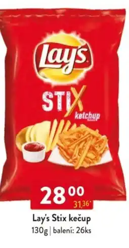 Qanto Lay's Stix kečup nabídka