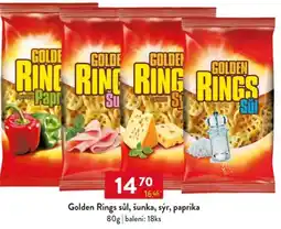 Qanto Golden Rings sůl, šunka, sýr, paprika nabídka