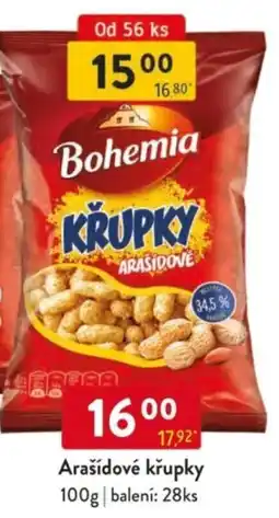 Qanto Bohemia Arašídové křupky nabídka
