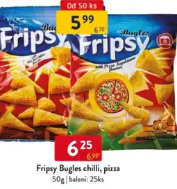 Qanto Fripsy Bugles chilli, pizza nabídka