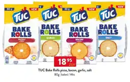Qanto TUC Bake Rolls pizza, bacon, garlic, salt nabídka