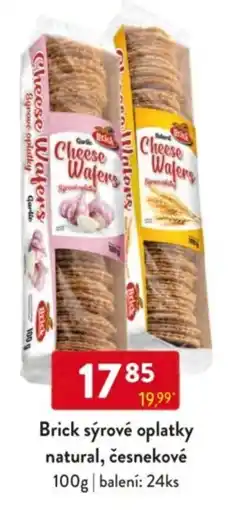 Qanto Brick sýrové oplatky natural, česnekové nabídka