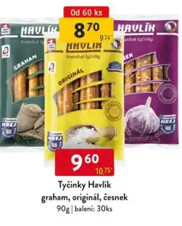 Qanto Tyčinky Havlík graham, originál, česnek nabídka