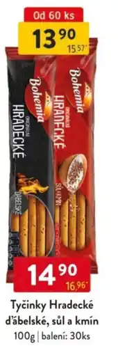Qanto Tyčinky Hradecké d'ábelské, sůl a kmín nabídka