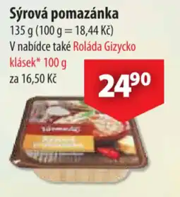 CBA Sýrová pomazánka nabídka