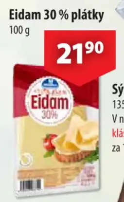 CBA EIDAM 30% Plátky nabídka