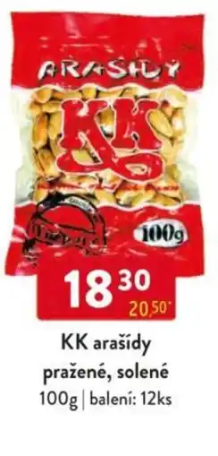 Qanto KK arašídy pražené, solené nabídka