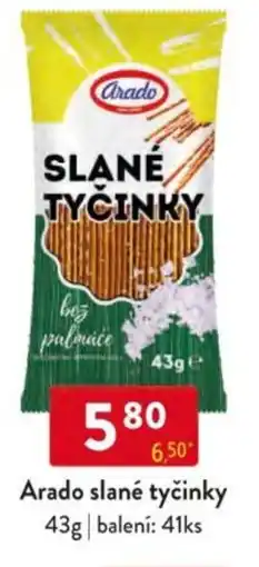 Qanto Arado slané tyčinky nabídka