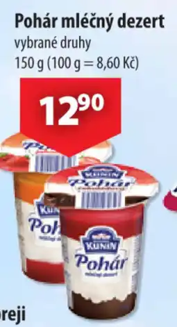 CBA Pohár mléčný dezert nabídka