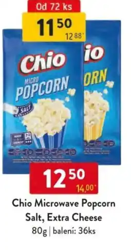 Qanto Chio Microwave Popcorn Salt, Extra Cheese nabídka