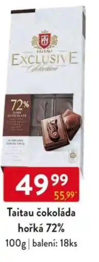 Qanto Taitau čokoláda hořká 72% nabídka