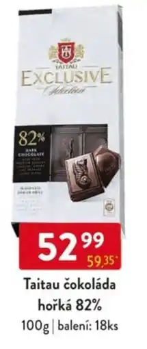 Qanto Taitau čokoláda hořká 82% nabídka