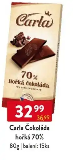 Qanto Carla Čokoláda hořká 70% nabídka