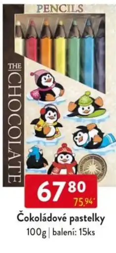 Qanto Čokoládové pastelky nabídka