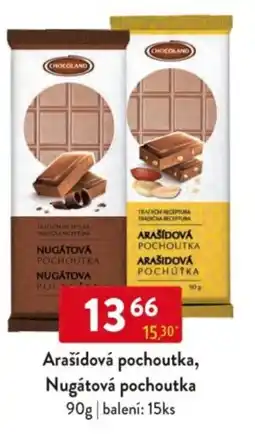 Qanto Arašídová pochoutka, Nugátová pochoutka nabídka