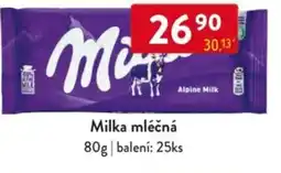 Qanto Milka mléčná nabídka