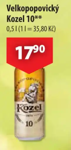 CBA Velkopopovický kozel 10 nabídka