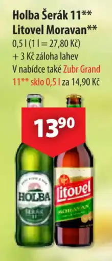 CBA Holba šerák 11 litovel moravan nabídka