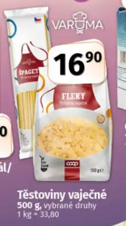 COOP TIP Těstoviny vaječné nabídka