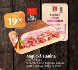 COOP TIP Anglická slanina nabídka