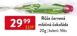 Qanto Růže červená mléčná čokoláda nabídka