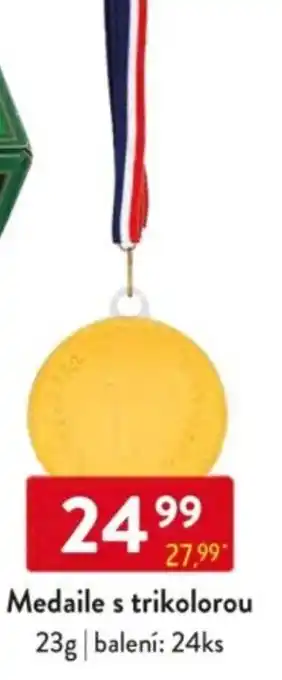 Qanto Medaile s trikolorou nabídka