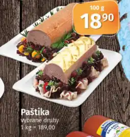 COOP TIP Paštika nabídka