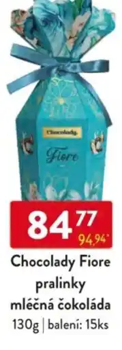 Qanto Chocolady Fiore pralinky mléčná čokoláda nabídka