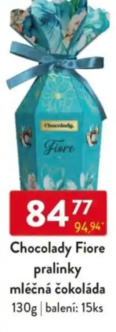 Qanto Chocolady Fiore pralinky mléčná čokoláda nabídka