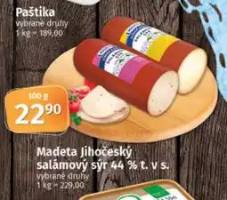 COOP TIP MADETA Jihočeský salámový sýr 44% t. v s. nabídka