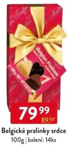 Qanto Belgické pralinky srdce nabídka