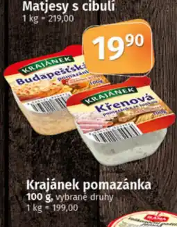 COOP TIP KRAJÁNEK Pomazánka nabídka