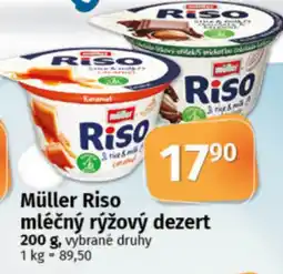 COOP TIP MÜLLER Riso mléčný rýžový dezert nabídka