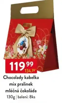 Qanto Chocolady kabelka mix pralinek mléčná čokoláda nabídka