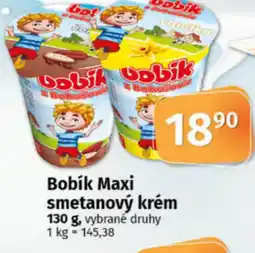 COOP TIP BOBÍK Maxi smetanový krém nabídka