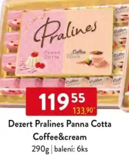 Qanto Dezert Pralines Panna Cotta Coffee&cream nabídka