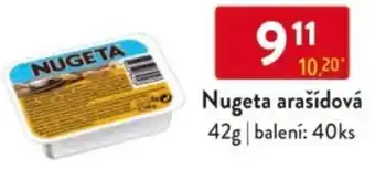 Qanto Nugeta arašídová nabídka