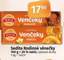 COOP TIP SEDITA Rodinné věnečky nabídka