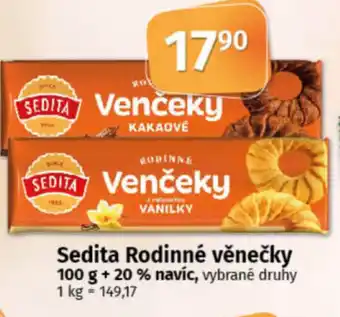 COOP TIP SEDITA Rodinné věnečky nabídka