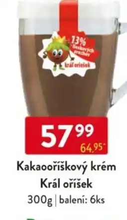 Qanto Kakaooříškový krém Král oříšek nabídka
