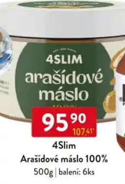 Qanto 4Slim Arašídové máslo 100% nabídka