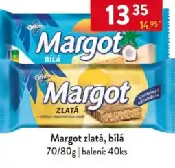 Qanto Margot zlatá, bílá nabídka
