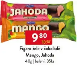 Qanto Figaro želé v čokoládě Mango, Jahoda nabídka