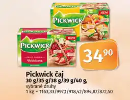 COOP TIP PICKWICK Čaj nabídka