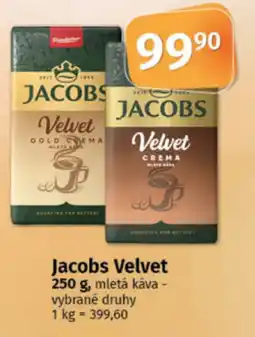 COOP TIP JACOBS Velvet nabídka