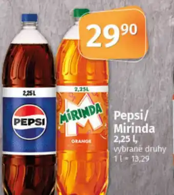 COOP TIP Pepsi/ mirinda nabídka
