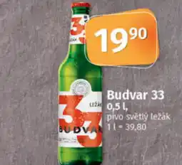 COOP TIP Budvar 33 nabídka