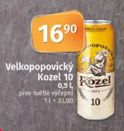 COOP TIP Velkopopovický kozel 10 nabídka