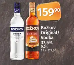COOP TIP BOŽKOV Originál/ vodka nabídka